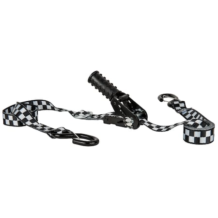 Keeper Tie-Down 8'x1.25"Ratchet 2PK 800lb WLL 45737
